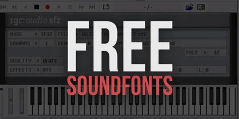 MuseScore comes with MuseScoreGeneral. . Soundfont library